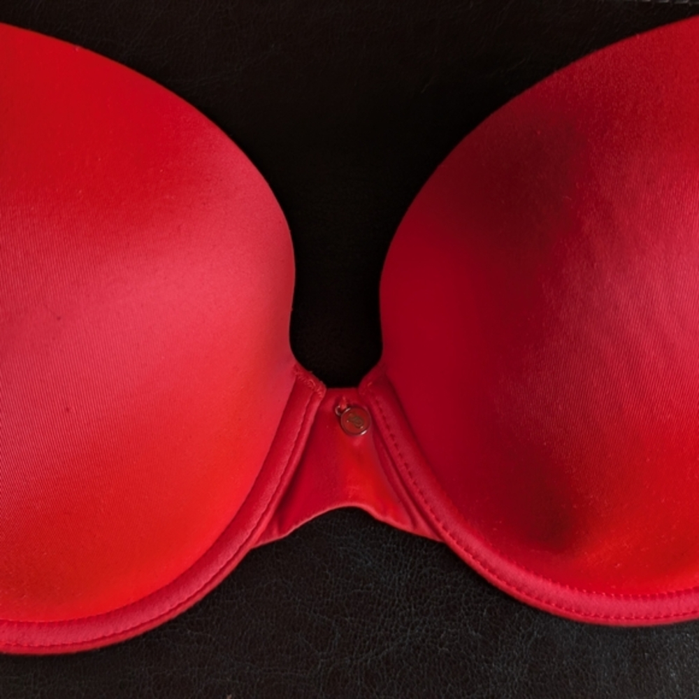 Red Women's Bra - Picture 2 of 3